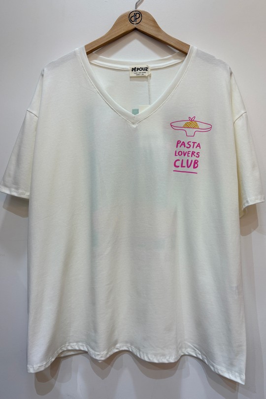 T-shirts Femme Blanc PEPOUZ PT2637GT Efashion Paris