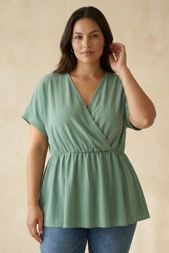 Chemises & blouses Femme Vert d eau PEPOUZ KB005-1 Efashion Paris