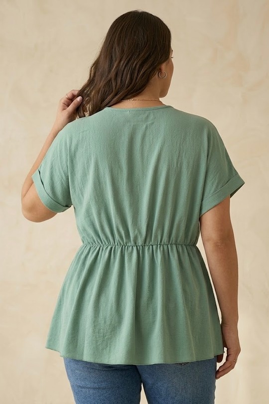Chemises & blouses Femme Vert d eau PEPOUZ KB005-1 Efashion Paris
