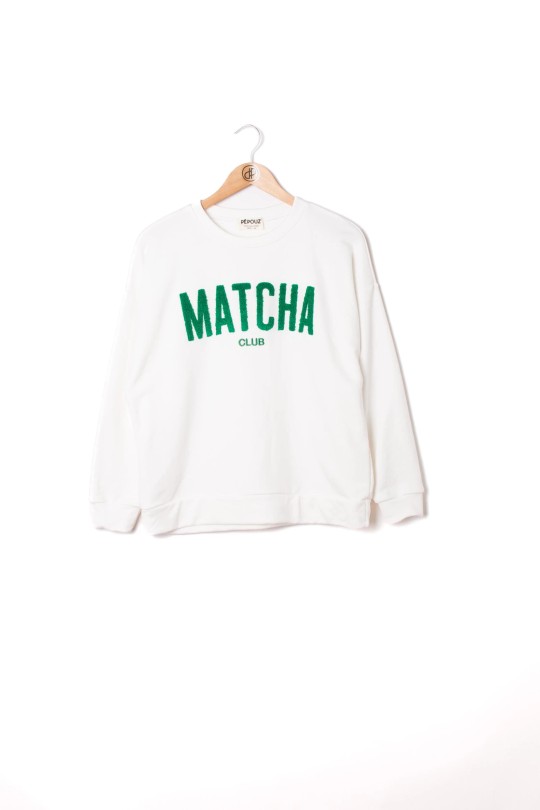 Sweats Femme Blanc PEPOUZ PP2614 Efashion Paris