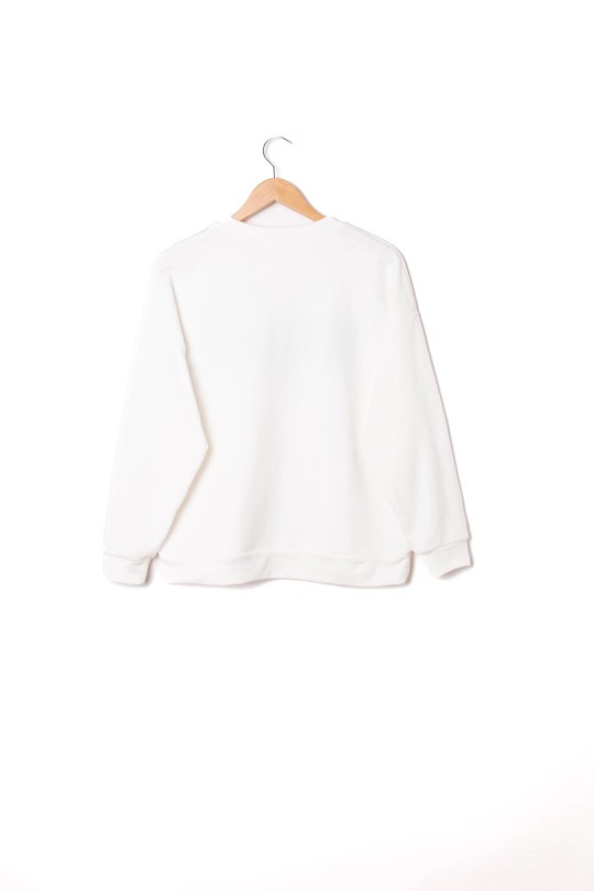 Sweats Femme Blanc PEPOUZ PP2614 Efashion Paris