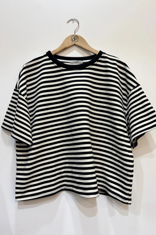T-shirts Women Navy blue PEPOUZ PP2617-2 Efashion Paris