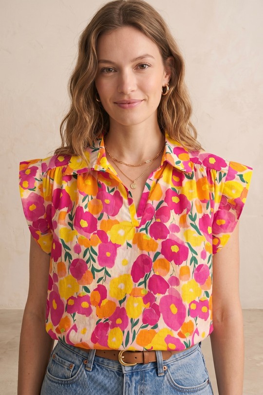 Blouses Femme FUCHSIA PEPOUZ PC2689 Efashion Paris
