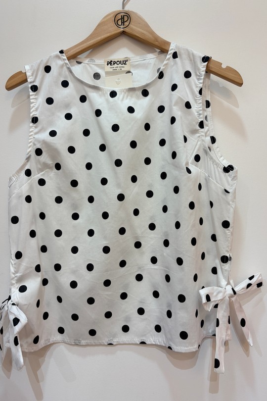Tops Femme Blanc PEPOUZ PT2639 Efashion Paris