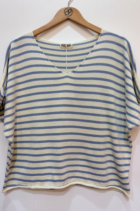 Tops Femme Bleu PEPOUZ PT2642 Efashion Paris