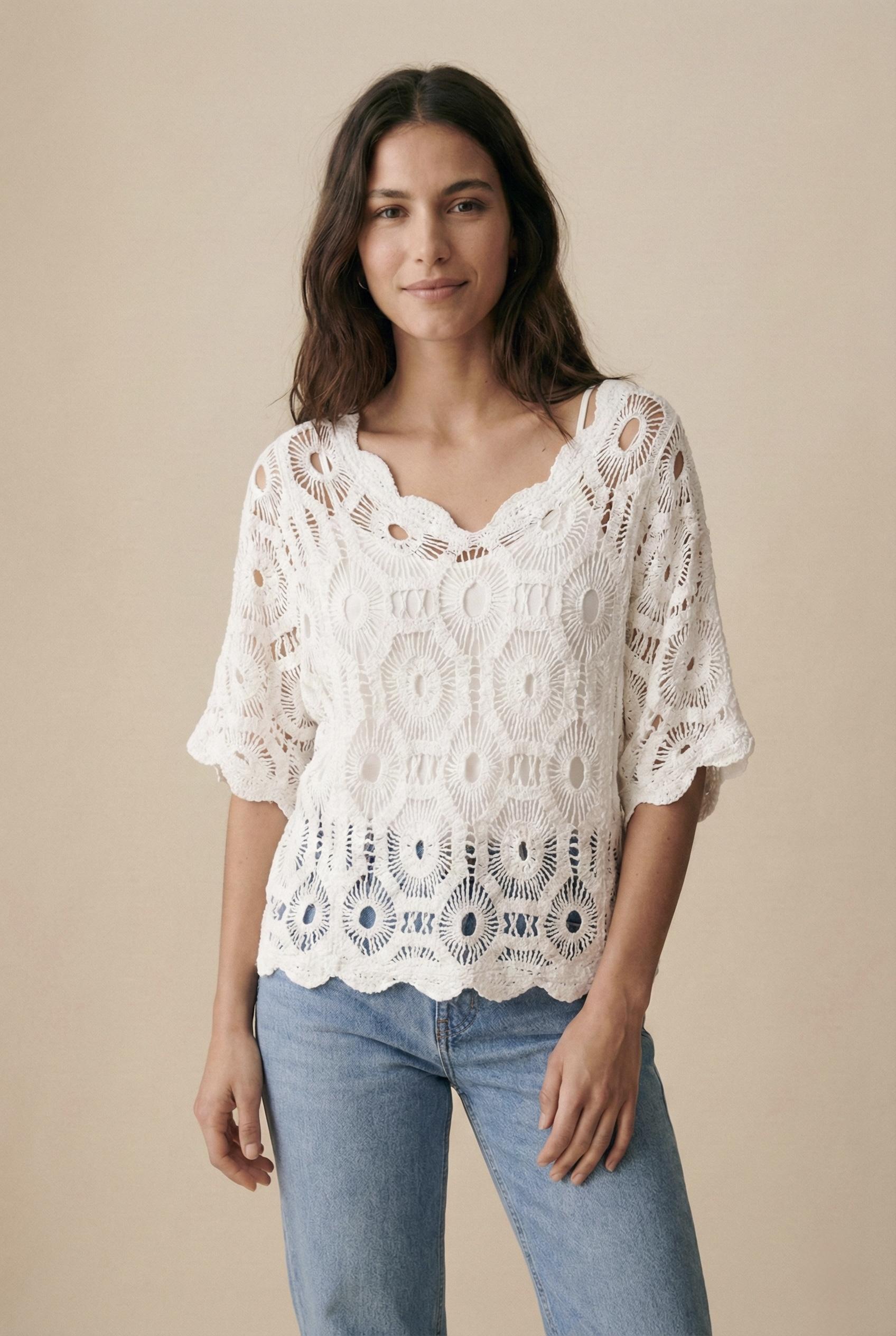 Tops Femme Beige PEPOUZ PT2603 #c Efashion Paris