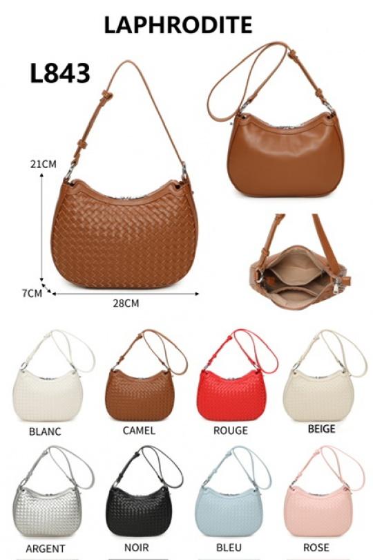 Sacs à bandoulière Maroquinerie Camel  LAPHRODITE L843 Efashion Paris