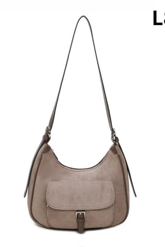 Shoulder bags Bags Taupe MILANO BAG L806 Efashion Paris