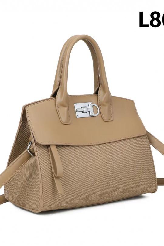 Sacs à main Maroquinerie Taupe MILANO BAG L804 Efashion Paris