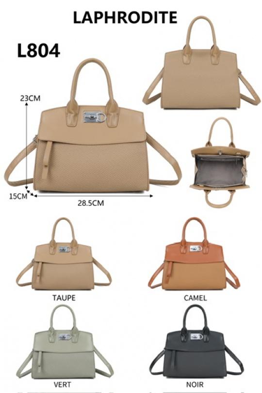 Sacs à main Maroquinerie Taupe MILANO BAG L804 Efashion Paris