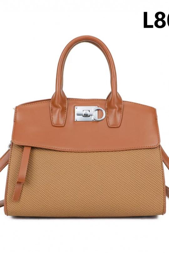 Sacs à main Maroquinerie Taupe MILANO BAG L804 Efashion Paris