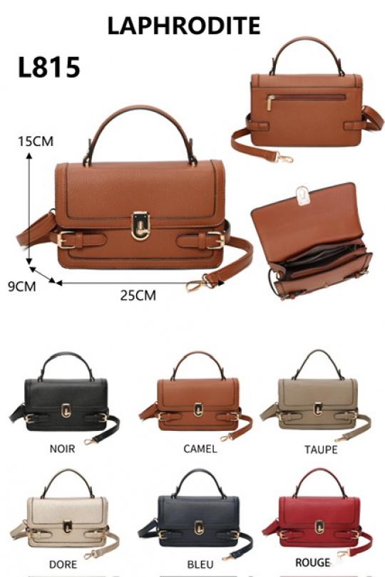 Sacs à main Maroquinerie Noir MILANO BAG L815 Efashion Paris