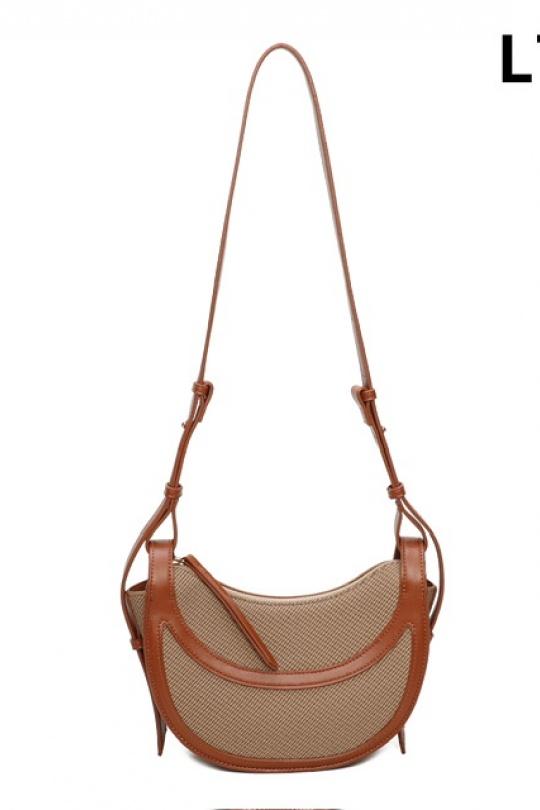 Sacs à bandoulière Maroquinerie Taupe MILANO BAG L794 Efashion Paris