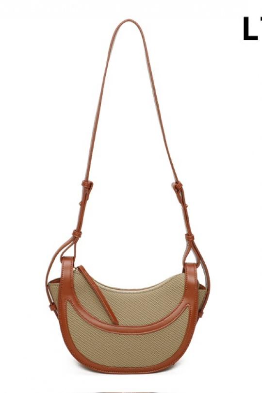 Sacs à bandoulière Maroquinerie Kaki MILANO BAG L794 Efashion Paris