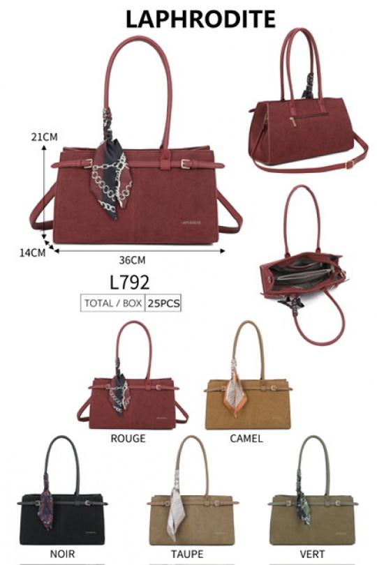 Sacs à main Maroquinerie Bordeaux MILANO BAG L792 Efashion Paris