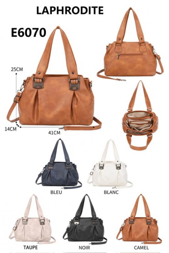 Sacs à main Maroquinerie Noir MILANO BAG E6070 Efashion Paris