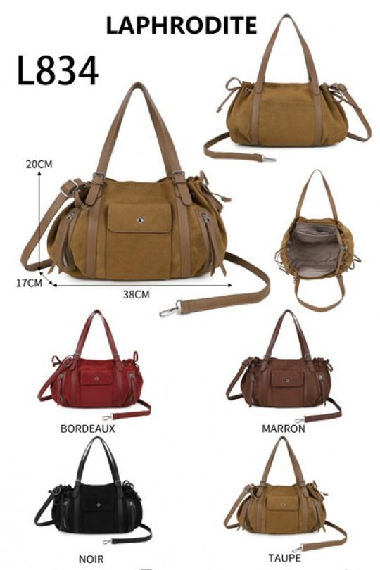 Sacs à main Maroquinerie Marron MILANO BAG L834 Efashion Paris