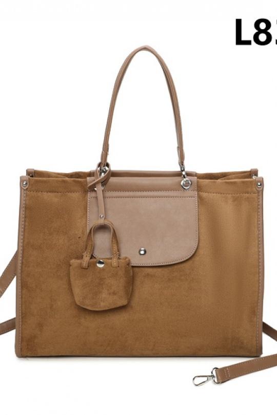 Sacs à main Maroquinerie Taupe MILANO BAG L835 Efashion Paris
