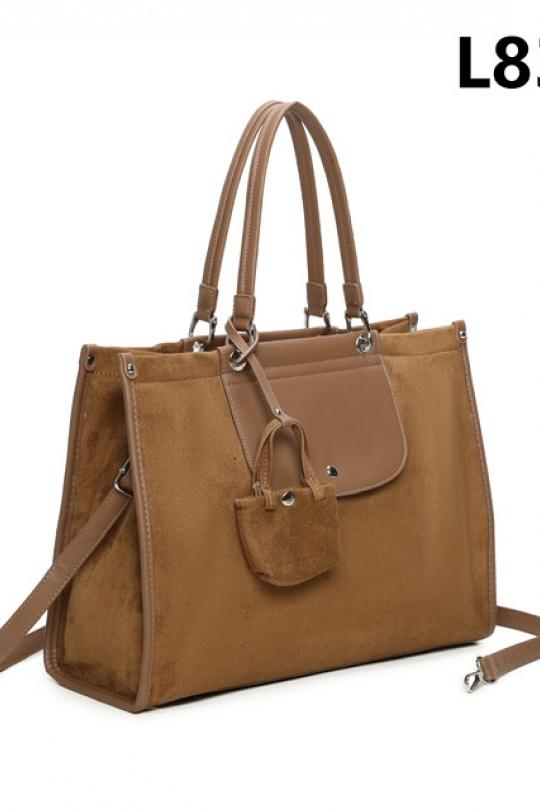 Sacs à main Maroquinerie Taupe MILANO BAG L835 Efashion Paris