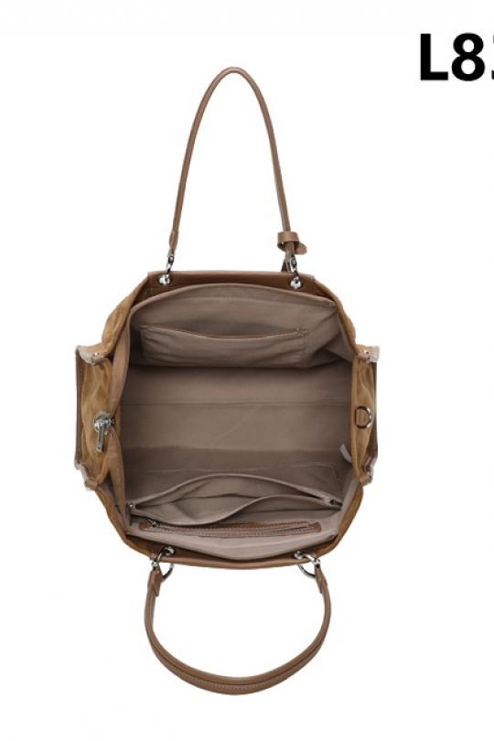 Sacs à main Maroquinerie Taupe MILANO BAG L835 Efashion Paris