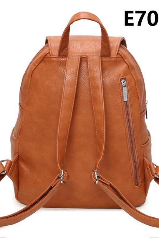 Sac à dos Maroquinerie Blanc MILANO BAG E7053 Efashion Paris