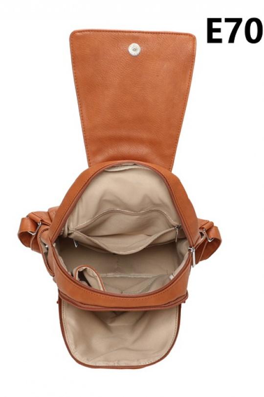 Sac à dos Maroquinerie Blanc MILANO BAG E7053 Efashion Paris