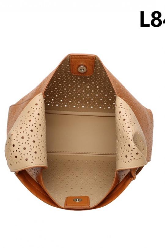 Sacs à main Maroquinerie Camel MILANO BAG L846 Efashion Paris