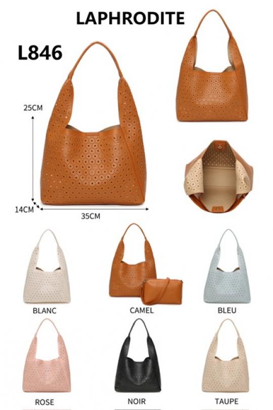 Sacs à main Maroquinerie Camel MILANO BAG L846 Efashion Paris
