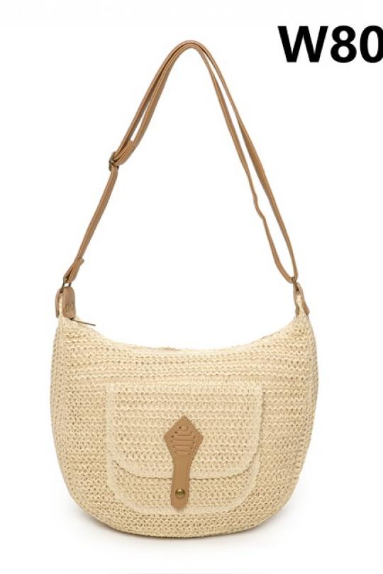 Sacs à bandoulière Maroquinerie Beige MILANO BAG W8047 Efashion Paris