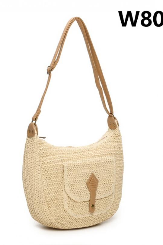 Sacs à bandoulière Maroquinerie Beige MILANO BAG W8047 Efashion Paris