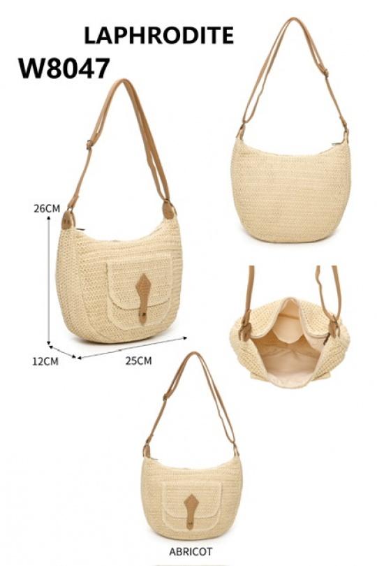 Sacs à bandoulière Maroquinerie Beige MILANO BAG W8047 Efashion Paris