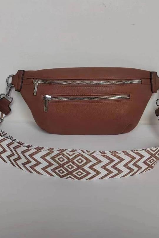 Sacs bananes Maroquinerie Camel MILANO BAG L504 Efashion Paris