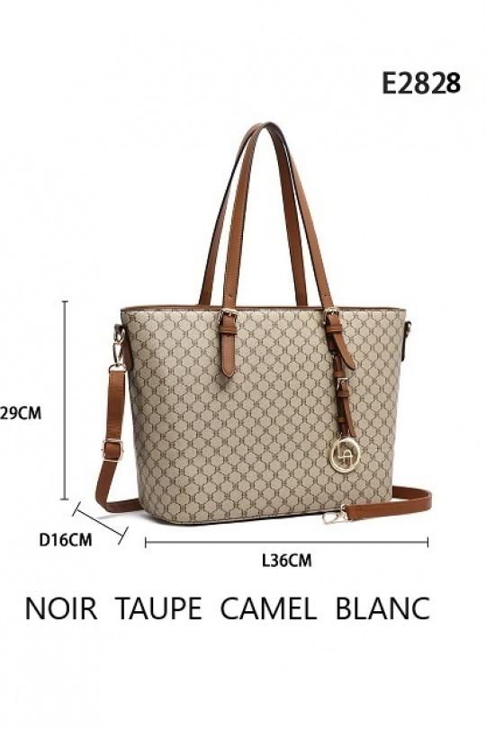 Sacs à main Maroquinerie Taupe MILANO BAG E2828 Efashion Paris