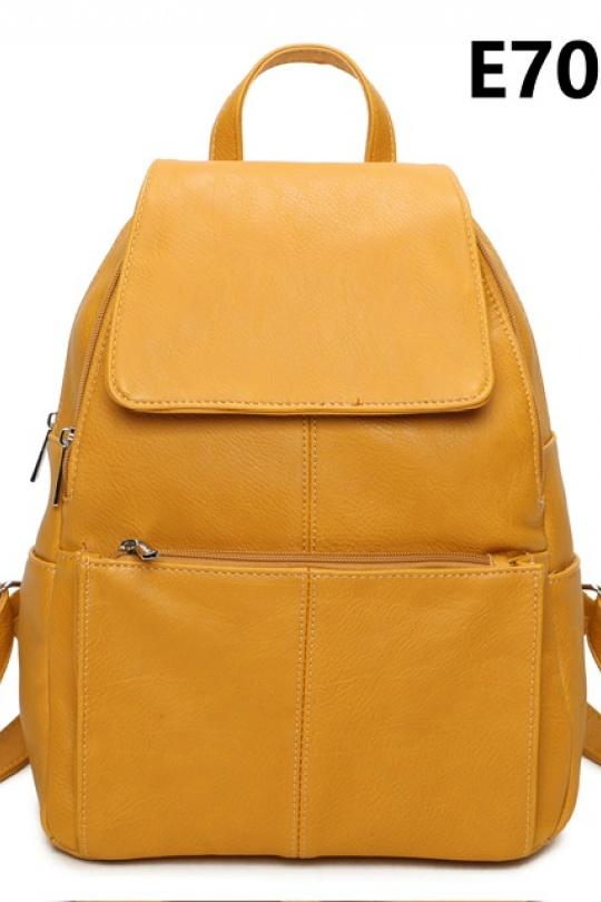 Sac à dos Maroquinerie Camel MILANO BAG E7053 Efashion Paris