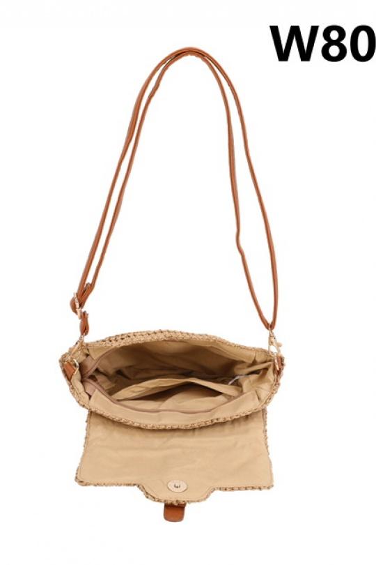 Sacs à bandoulière Maroquinerie Camel MILANO BAG W8046 Efashion Paris