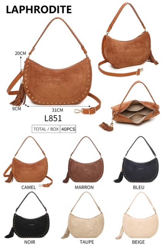 Sacs à main Maroquinerie Camel MILANO BAG L851 Efashion Paris