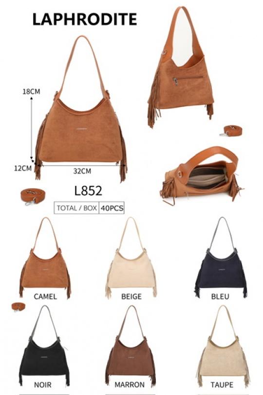 Sacs à main Maroquinerie Camel MILANO BAG L852 Efashion Paris