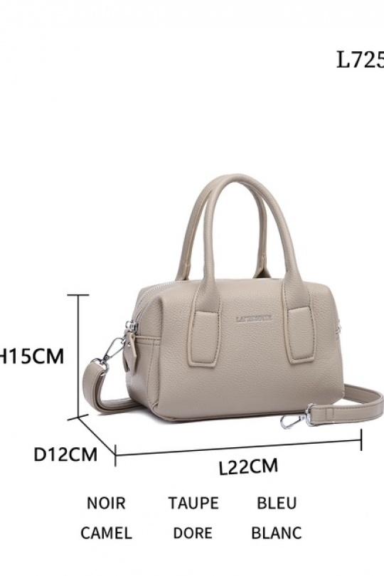 Sacs à main Maroquinerie Taupe clair MILANO BAG L725 Efashion Paris