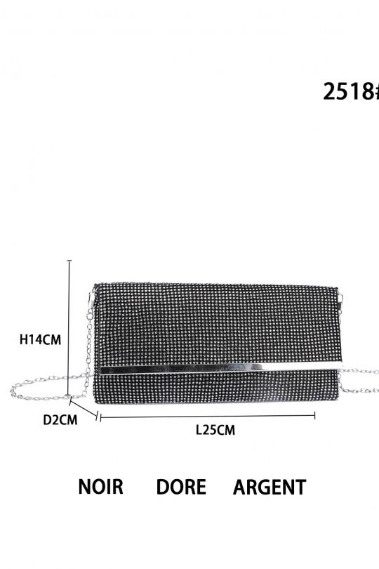Pochettes Maroquinerie Noir MILANO BAG 2518 Efashion Paris