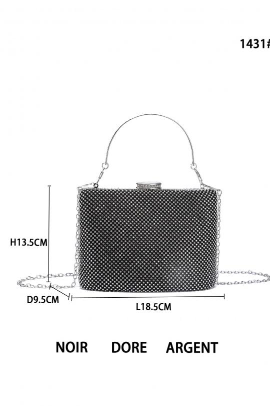Pochettes Maroquinerie Noir MILANO BAG 1431 Efashion Paris