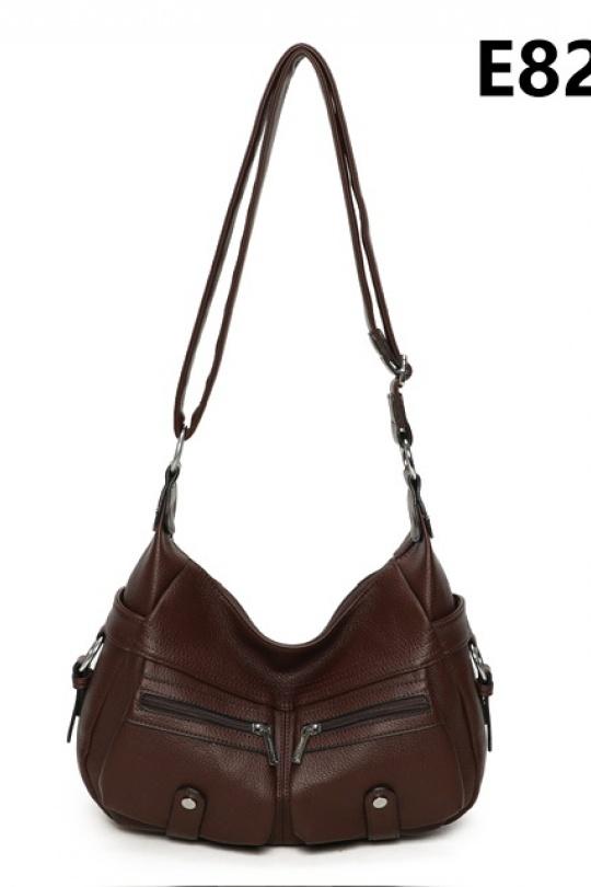 Sacs à bandoulière Maroquinerie Camel MILANO BAG E8252 Efashion Paris