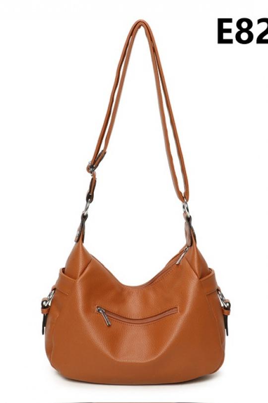 Sacs à bandoulière Maroquinerie Camel MILANO BAG E8252 Efashion Paris