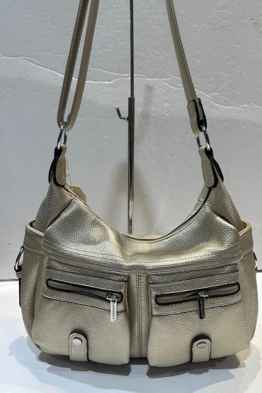 Sacs à bandoulière Maroquinerie Camel MILANO BAG E8252 Efashion Paris