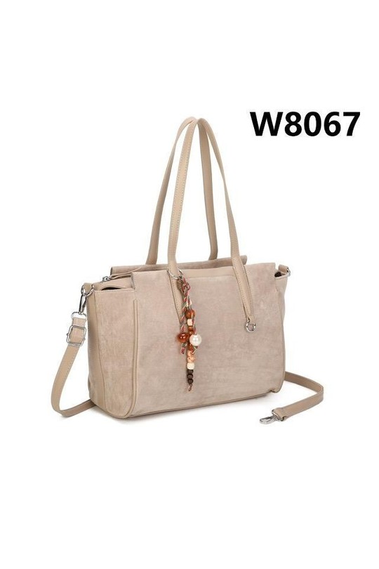 Sacs à main Maroquinerie Taupe clair MILANO BAG W8067 Efashion Paris