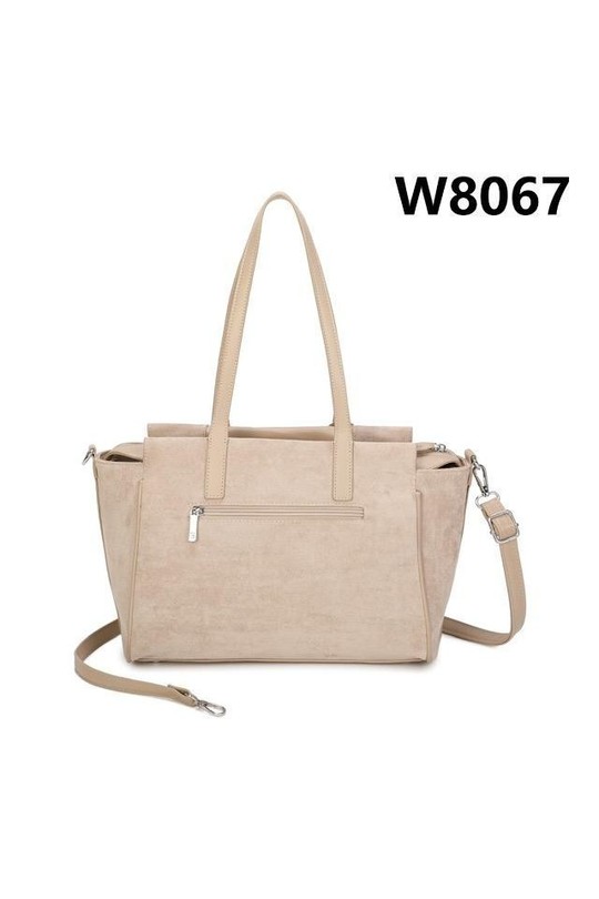 Sacs à main Maroquinerie Taupe clair MILANO BAG W8067 Efashion Paris