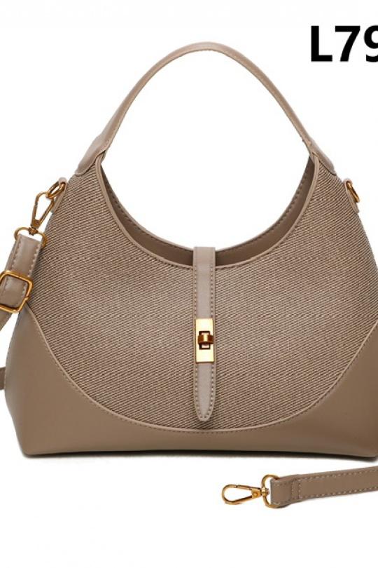 Sacs à main Maroquinerie Taupe MILANO BAG 799 Efashion Paris