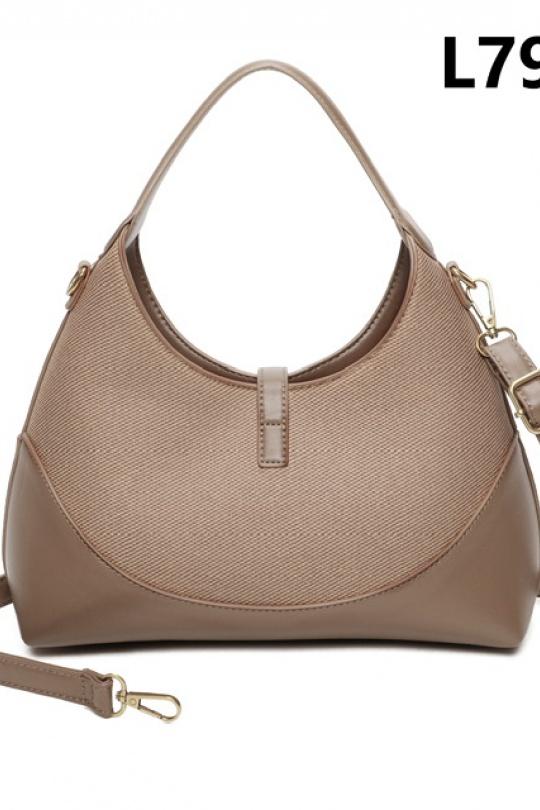 Sacs à main Maroquinerie Taupe MILANO BAG 799 Efashion Paris