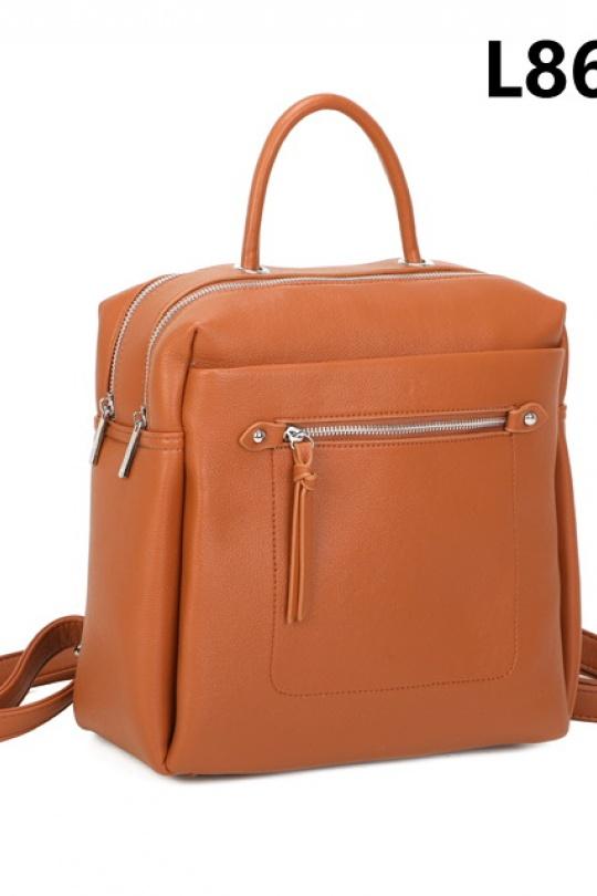 Sac à dos Maroquinerie Camel MILANO BAG L866 Efashion Paris