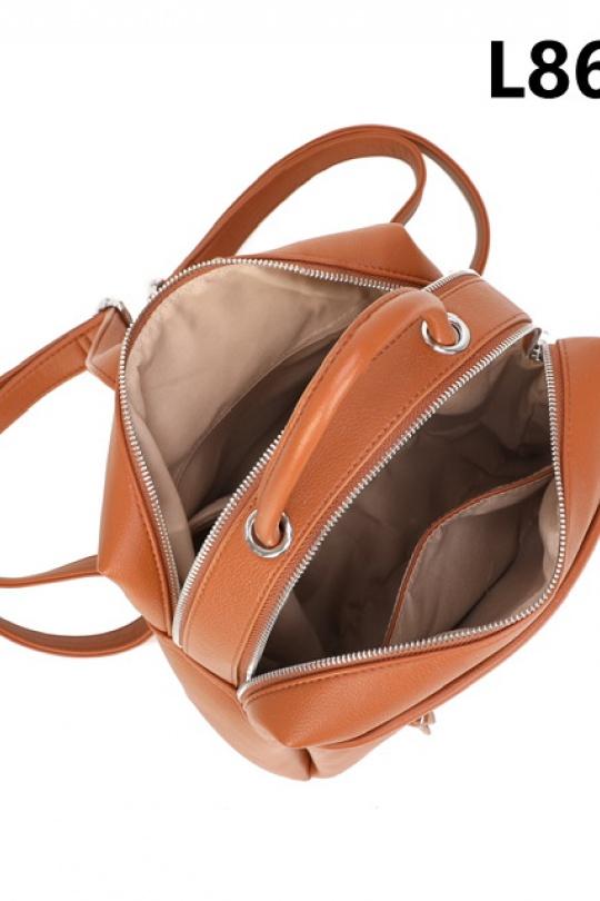 Sac à dos Maroquinerie Camel MILANO BAG L866 Efashion Paris