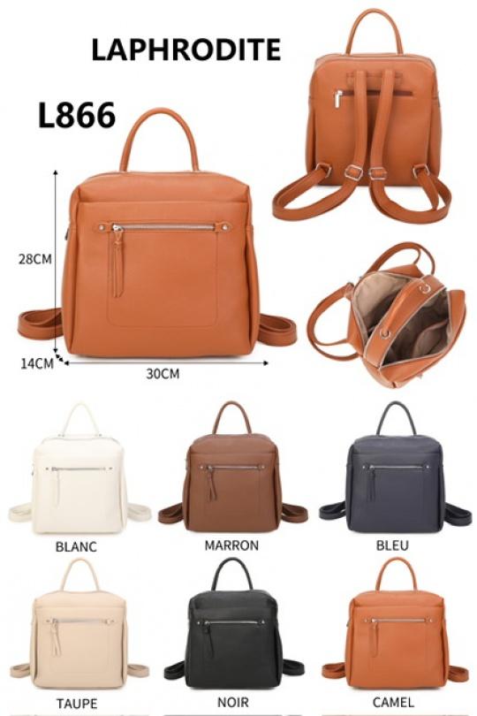 Sac à dos Maroquinerie Camel MILANO BAG L866 Efashion Paris